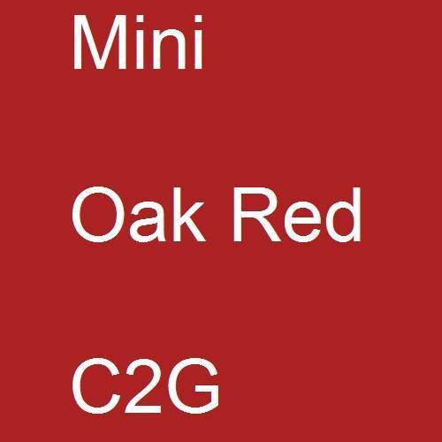 Mini, Oak Red, C2G.